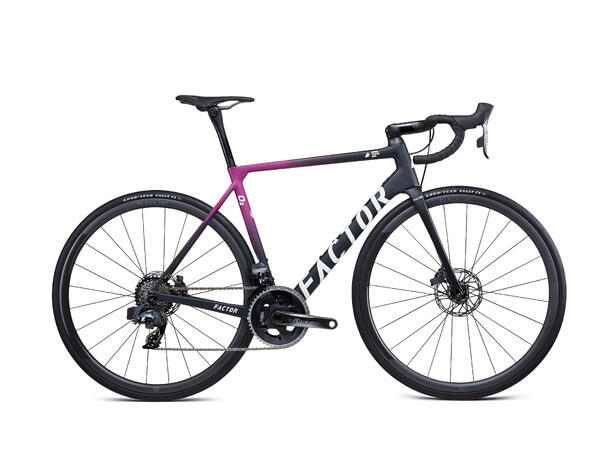 Factor O2 Disc Performance Midnight Pink 52, SRAM Rival AXS, Fulcrum